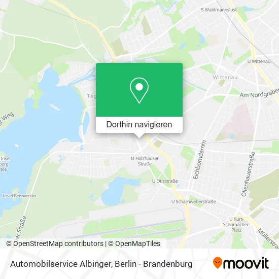 Automobilservice Albinger Karte