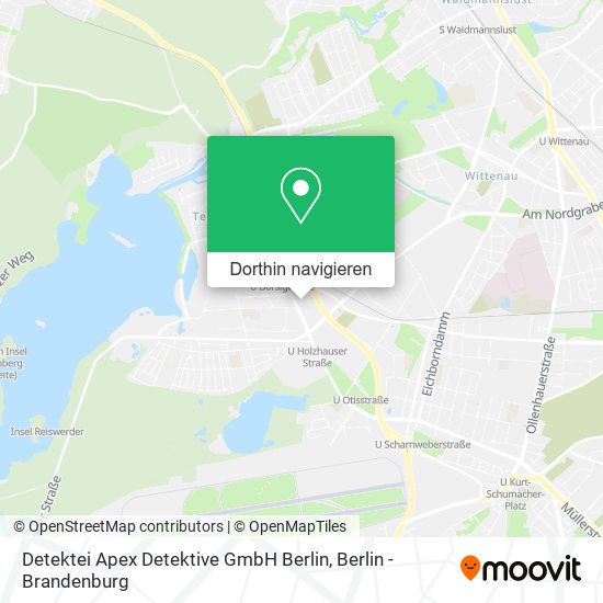 Detektei Apex Detektive GmbH Berlin Karte