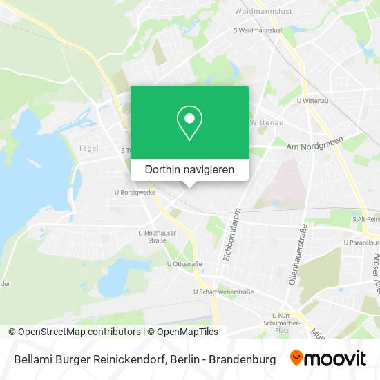 Bellami Burger Reinickendorf Karte