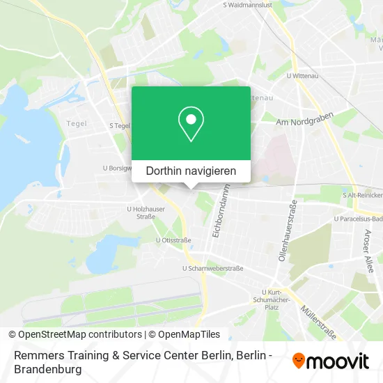 Remmers Training & Service Center Berlin Karte