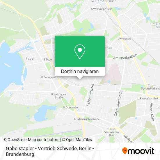 Gabelstapler - Vertrieb Schwede Karte