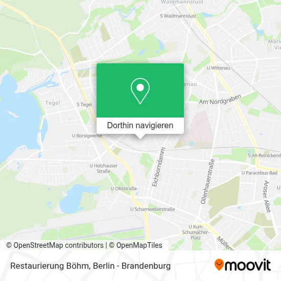 Restaurierung Böhm Karte