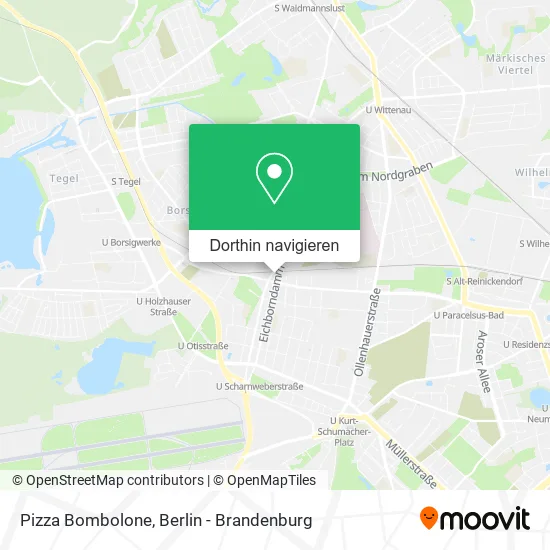 Pizza Bombolone Karte