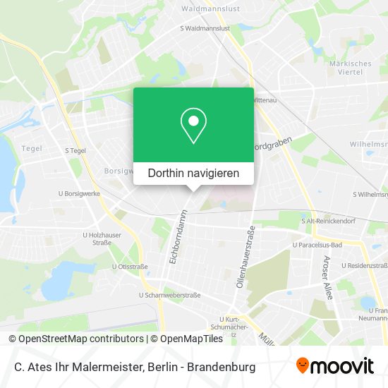 C. Ates Ihr Malermeister Karte