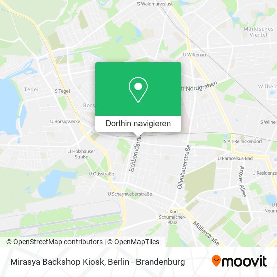 Mirasya Backshop Kiosk Karte