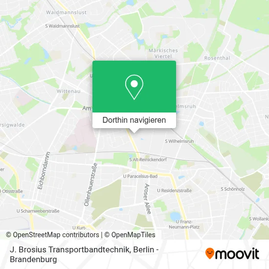 J. Brosius Transportbandtechnik Karte