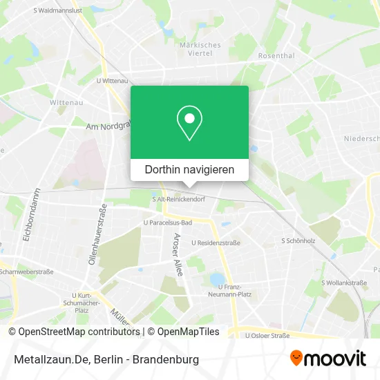 Metallzaun.De Karte