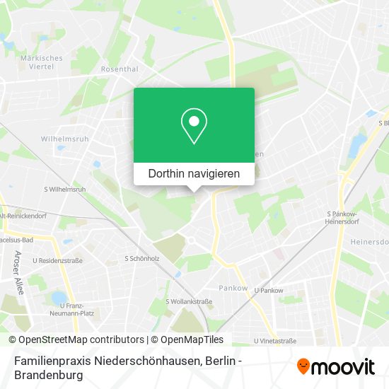 Familienpraxis Niederschönhausen Karte