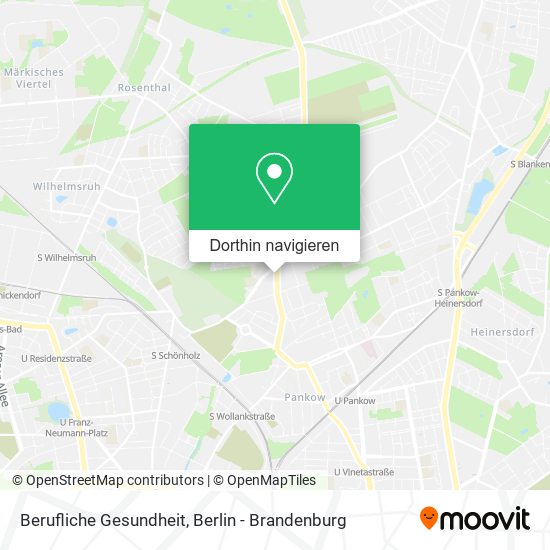 Berufliche Gesundheit Karte