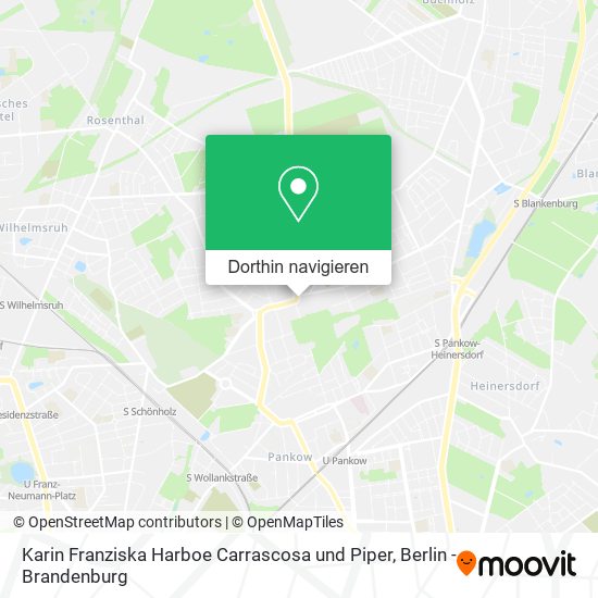 Karin Franziska Harboe Carrascosa und Piper Karte