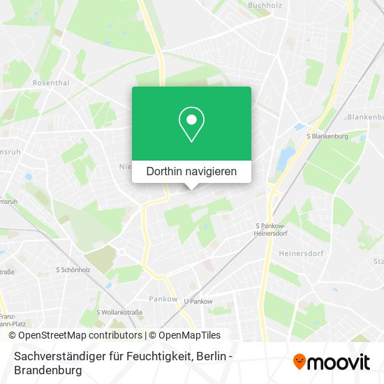 Sachverständiger für Feuchtigkeit Karte