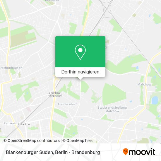 Blankenburger Süden Karte