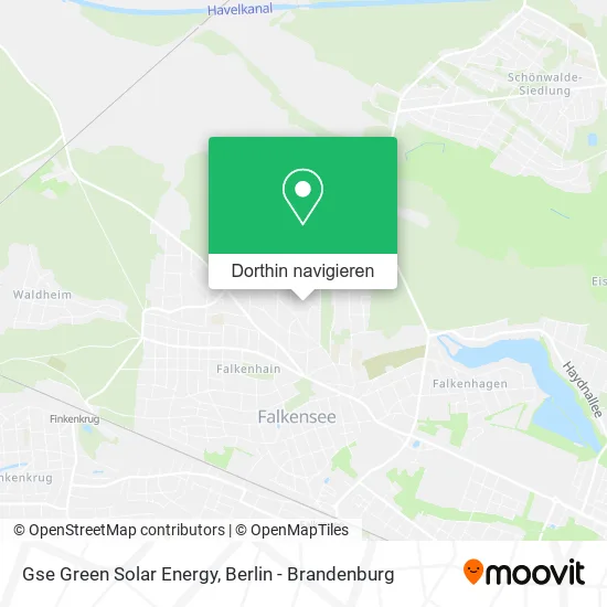 Gse Green Solar Energy Karte