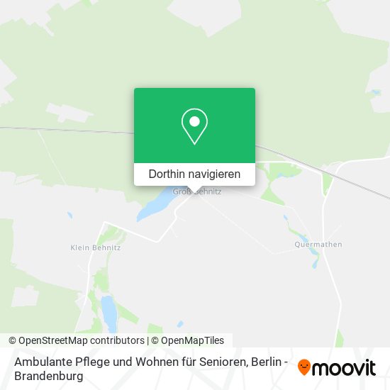 Ambulante Pflege und Wohnen für Senioren Karte