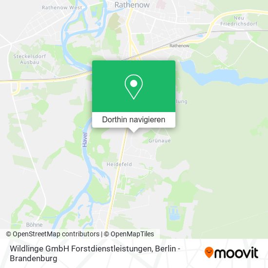 Wildlinge GmbH Forstdienstleistungen Karte