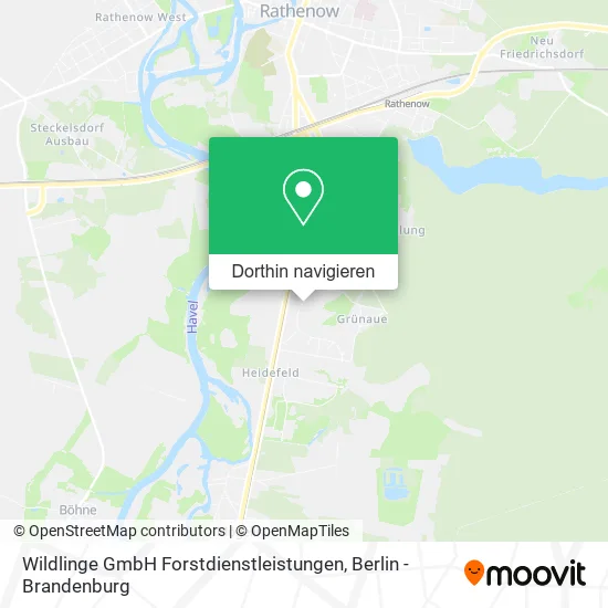Wildlinge GmbH Forstdienstleistungen Karte