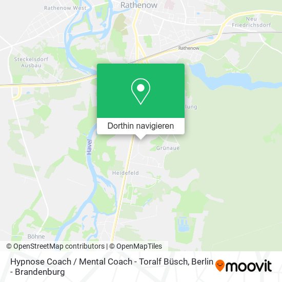 Hypnose Coach / Mental Coach - Toralf Büsch Karte