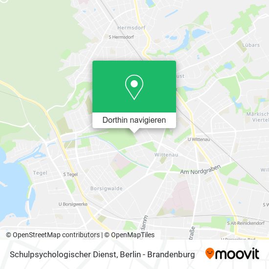 Schulpsychologischer Dienst Karte