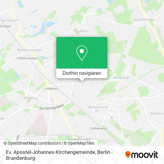 Ev. Apostel-Johannes-Kirchengemeinde Karte