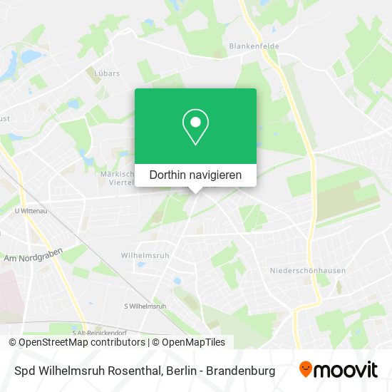 Spd Wilhelmsruh Rosenthal Karte