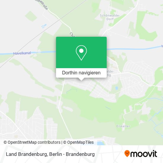 Land Brandenburg Karte