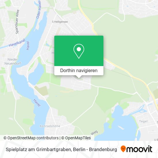 Spielplatz am Grimbartgraben Karte