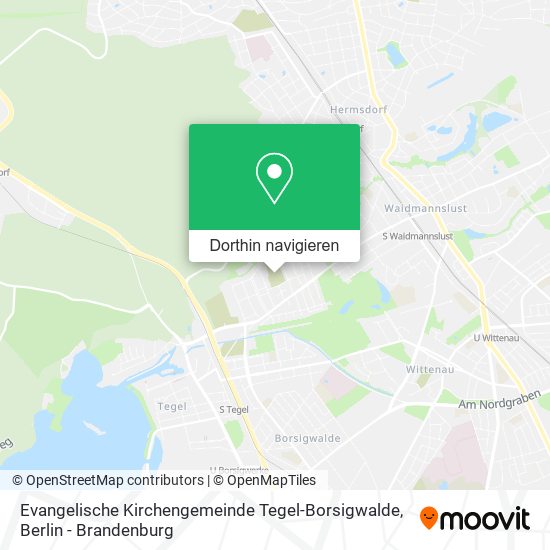 Evangelische Kirchengemeinde Tegel-Borsigwalde Karte