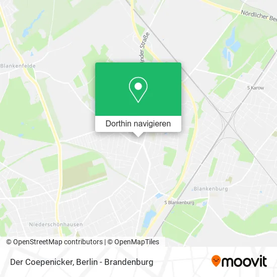 Der Coepenicker Karte