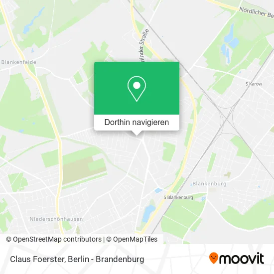 Claus Foerster Karte