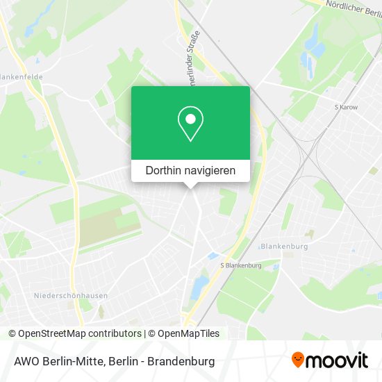 AWO Berlin-Mitte Karte