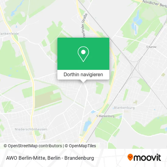 AWO Berlin-Mitte Karte