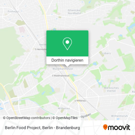 Berlin Food Project Karte