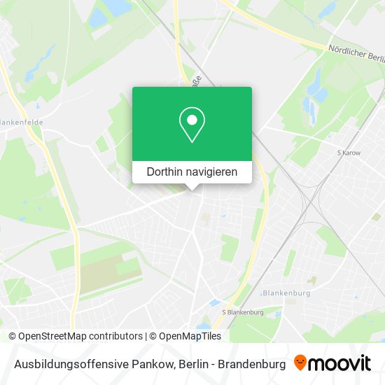 Ausbildungsoffensive Pankow Karte