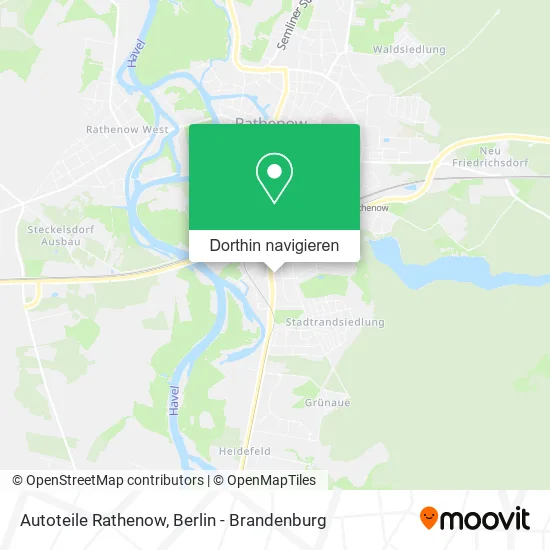 Autoteile Rathenow Karte