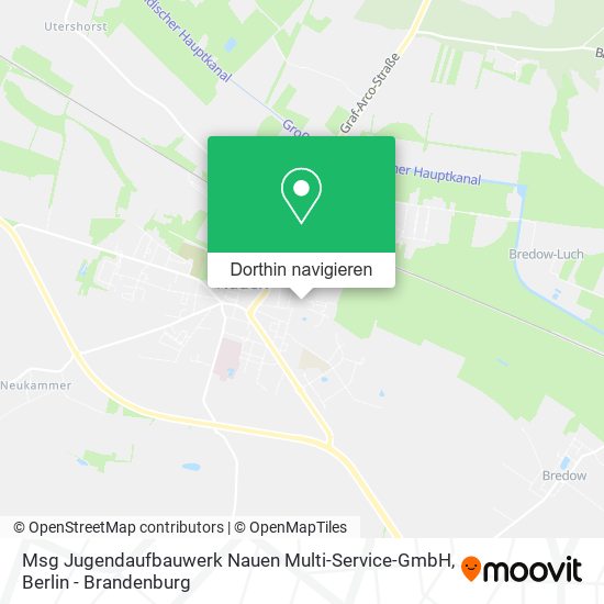 Msg Jugendaufbauwerk Nauen Multi-Service-GmbH Karte
