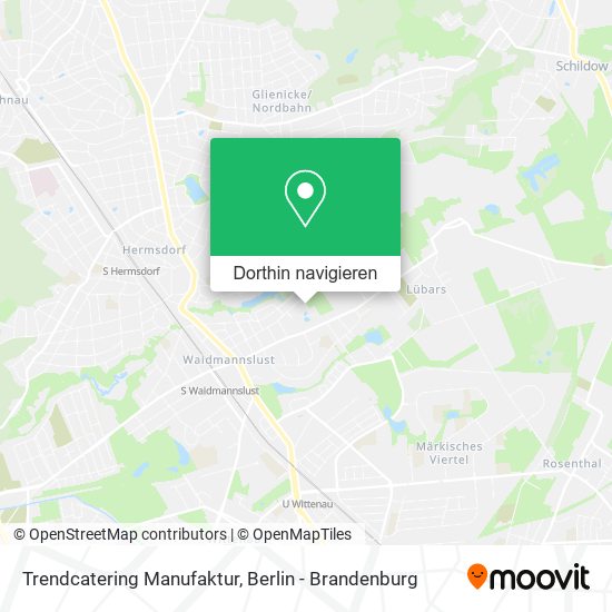 Trendcatering Manufaktur Karte