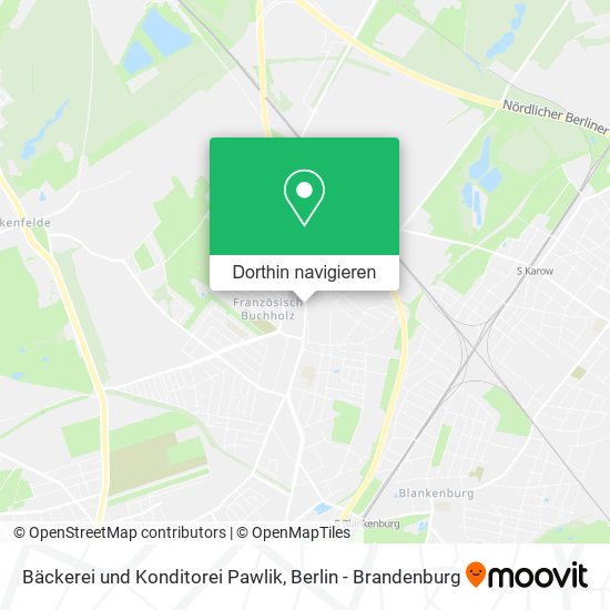 Bäckerei und Konditorei Pawlik Karte