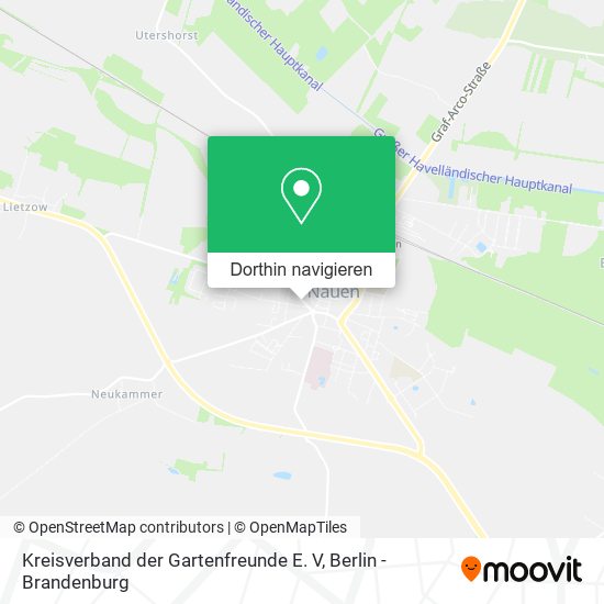 Kreisverband der Gartenfreunde E. V Karte