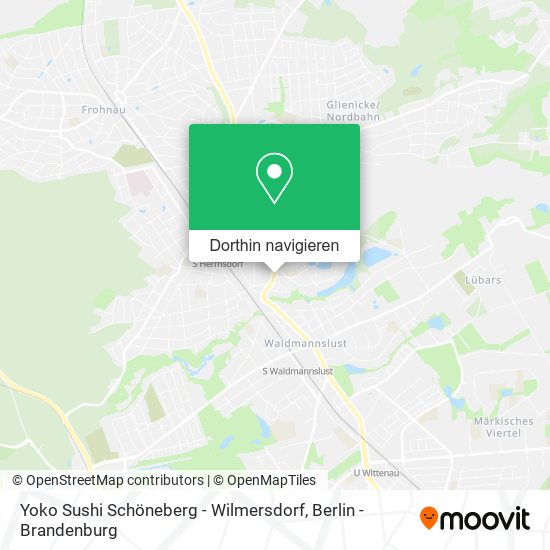 Yoko Sushi Schöneberg - Wilmersdorf Karte