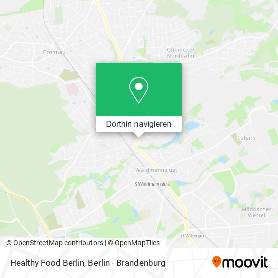 Healthy Food Berlin Karte