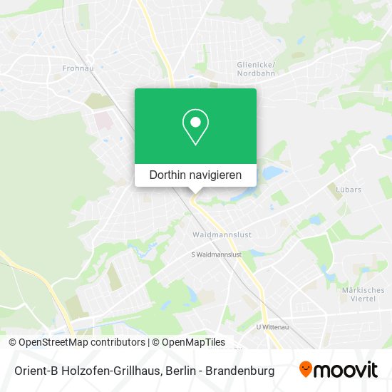 Orient-B Holzofen-Grillhaus Karte