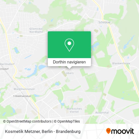 Kosmetik Metzner Karte