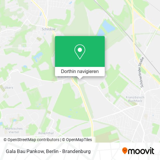 Gala Bau Pankow Karte