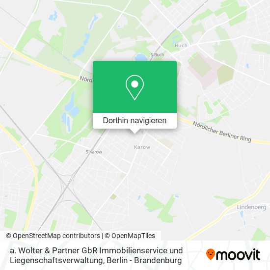 a. Wolter & Partner GbR Immobilienservice und Liegenschaftsverwaltung Karte