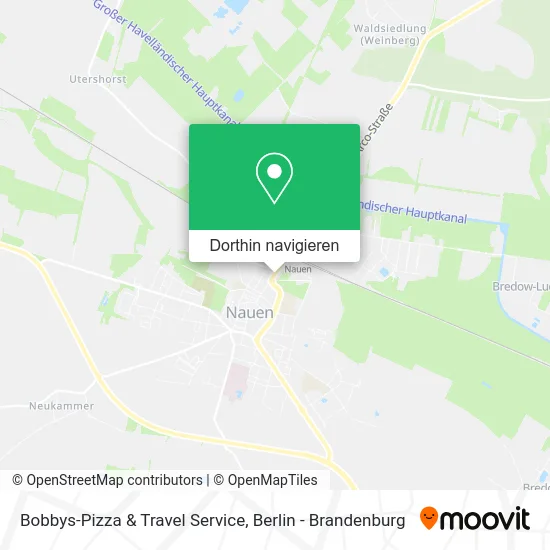 Bobbys-Pizza & Travel Service Karte