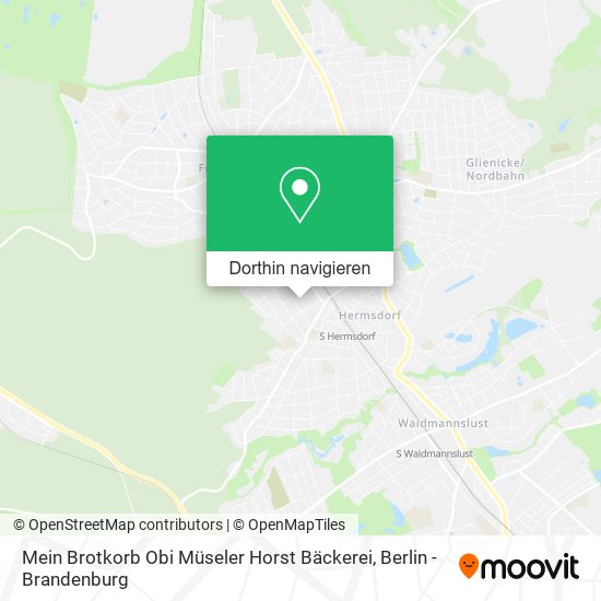 Mein Brotkorb Obi Müseler Horst Bäckerei Karte