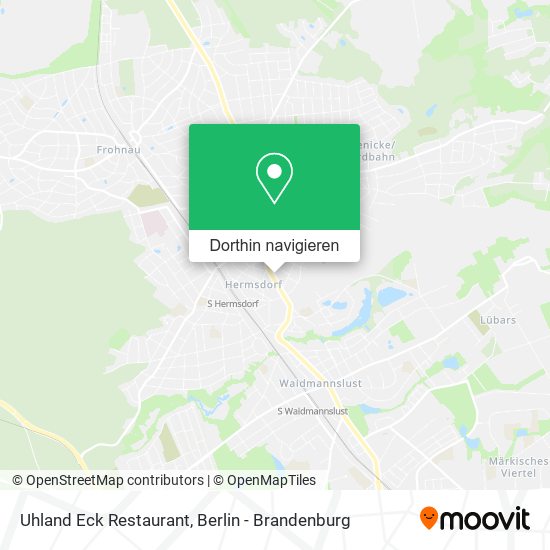 Uhland Eck Restaurant Karte