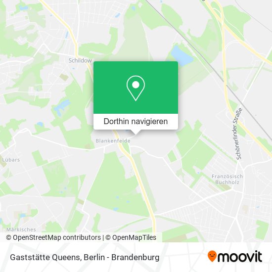 Gaststätte Queens Karte