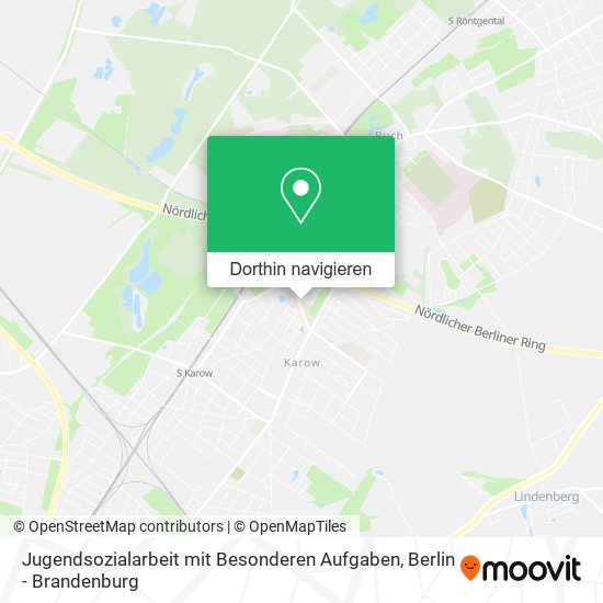 Jugendsozialarbeit mit Besonderen Aufgaben Karte