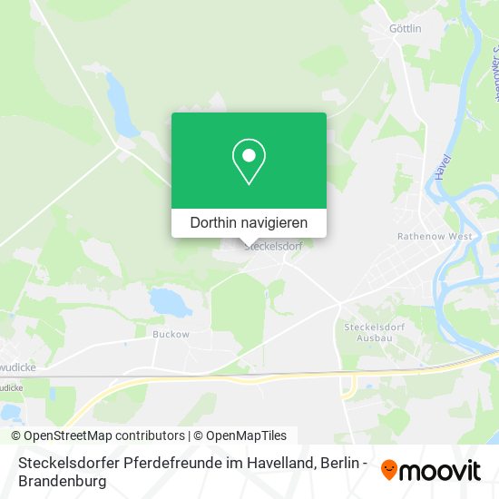 Steckelsdorfer Pferdefreunde im Havelland Karte